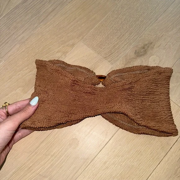 Hunza G Brown Bikini Set - Picture 3 of 6